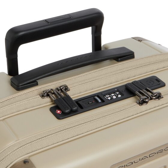 Piquadro PQ-Light 4 ruedas Trolley de cabina S 56 cm Compartimento para laptop Con fuelle expandible