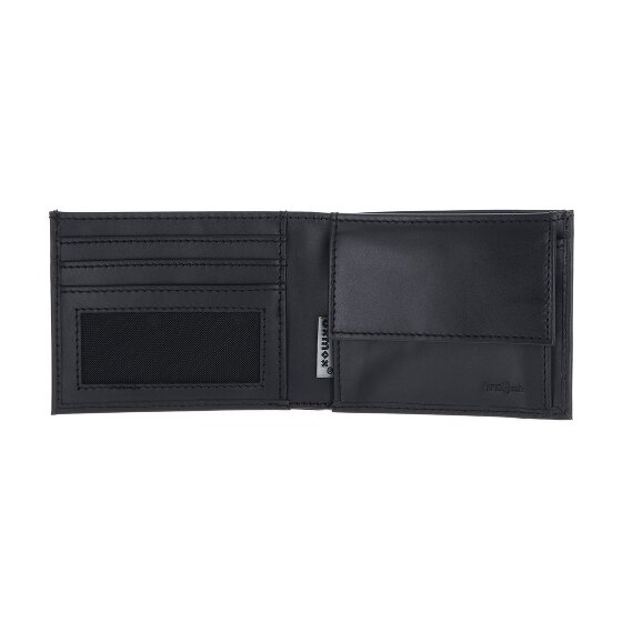 oxmox Leather Cartera Bloqueo RFID Piel natural 11 cm