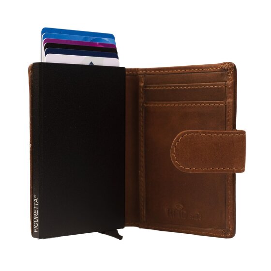The Chesterfield Brand Loughton Estuche para tarjetas de crédito Protección RFID Piel 7 cm
