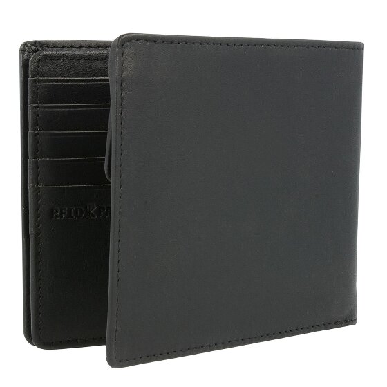bugatti Cartera Primo de cuero RFID 12 cm