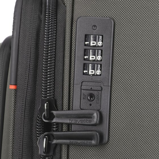 Travelite Crosslite 5.0 4 ruedas Carrito L 77 cm con pliegue de expansión