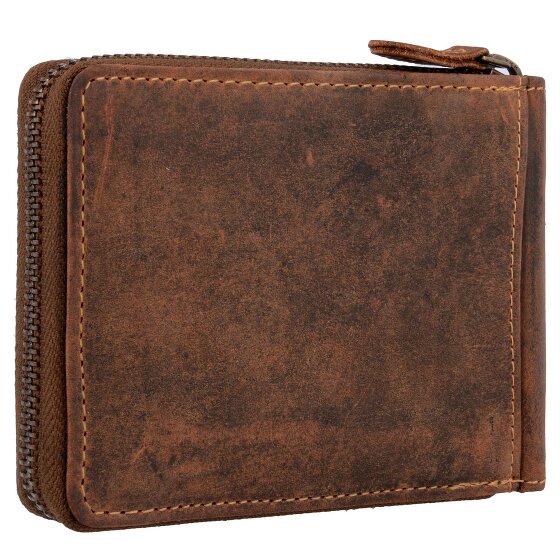 Greenburry Cartera vintage de cuero 13 cm