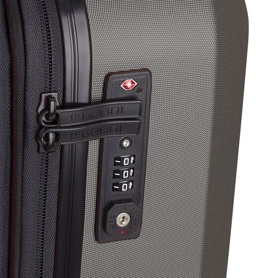 Gabol Montreal 4 ruedas Juego de maletas 3 piezas con pliegue de expansión