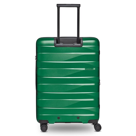 Bergpfeil Juego de maletas de viaje de 4 ruedas, 3 piezas, con plegado extensible