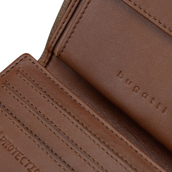 bugatti Due Cartera Protección RFID Piel 9 cm