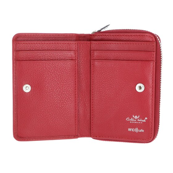 Golden Head Madrid Cartera Bloqueo RFID Piel natural 11.5 cm