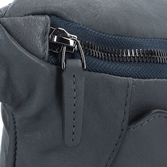 Piquadro Riñonera Cuadrada Negra Piel 31 cm