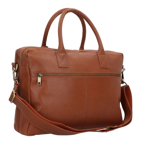 Burkely Maletín Taylor Vintage Piel 40 cm Compartimento para portátil