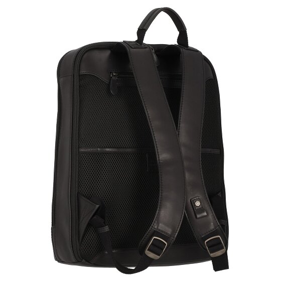 Jekyll & Hide Mochila Havana de cuero RFID con compartimento para el portátil de 41 cm