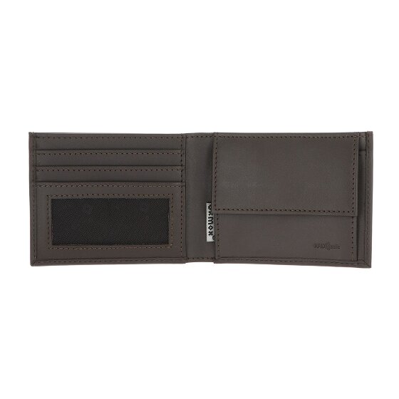 oxmox Leather Cartera Bloqueo RFID Piel natural 11 cm