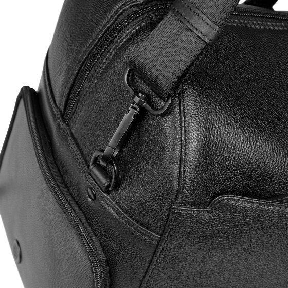 bugatti Black Bolsa de viaje Weekender Piel 50 cm