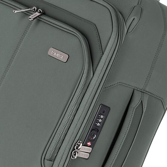 Travelite Priima 4 ruedas Carro de la cabina 55 cm con pliegue de expansión