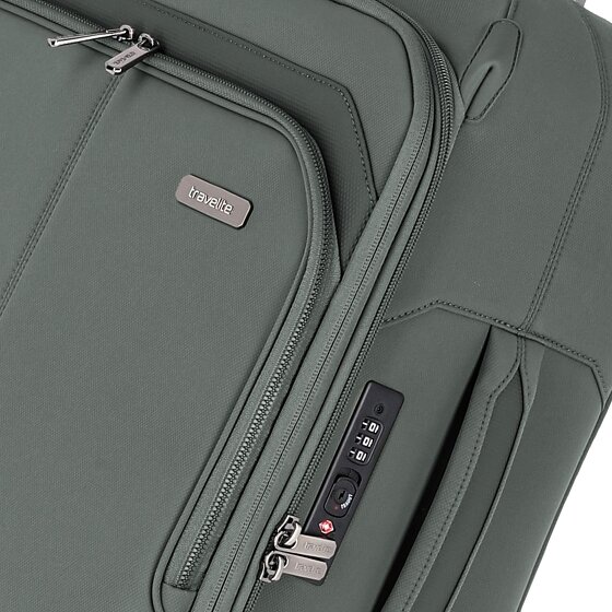 Travelite Priima 4 ruedas Carro de la cabina 55 cm con pliegue de expansión