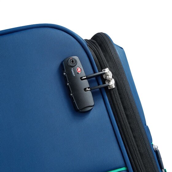 Delsey Paris x United Colors of Benetton Colour Block Trolley de 4 ruedas 77cm con pliegue de expansión