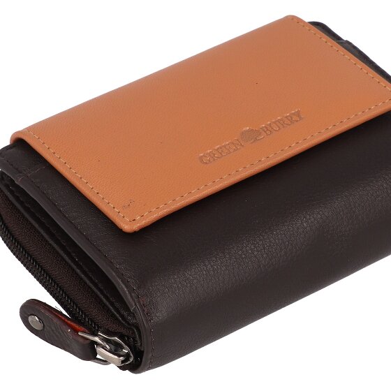 Greenburry Nappa Cartera Protección RFID Piel 14 cm