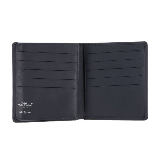 Golden Head Polo Cartera Bloqueo RFID Piel natural 11 cm