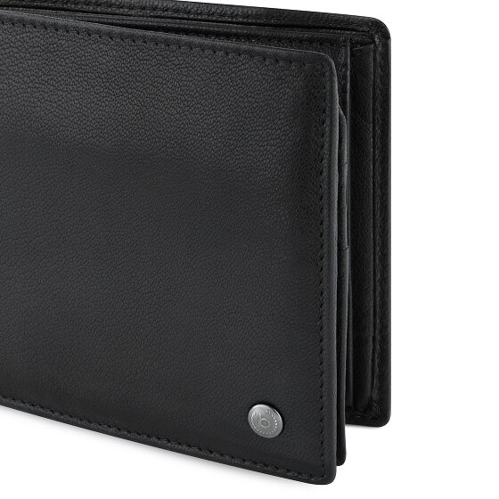 bugatti Black Magic Cartera Protección RFID Piel 12 cm
