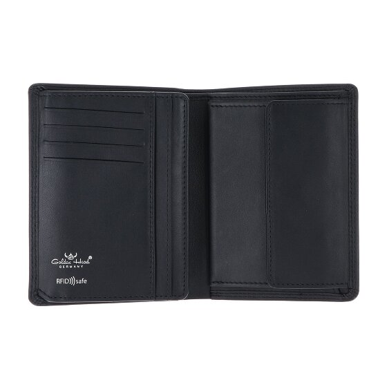 Golden Head Polo Cartera Bloqueo RFID Piel natural 9 cm