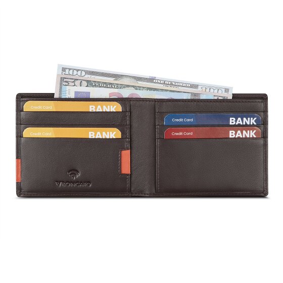 Roncato Monaco Cartera Protección RFID Piel 11 cm