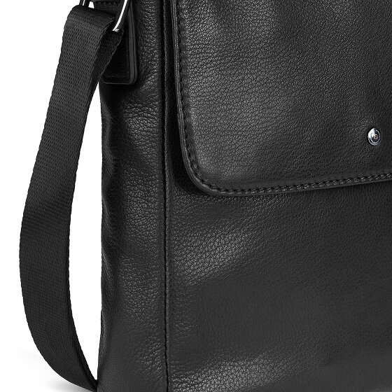 bugatti Black Magic Bolsa de hombro Piel 22 cm