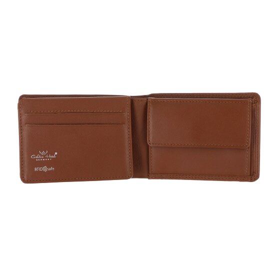 Golden Head Polo Cartera Bloqueo RFID Piel natural 11 cm