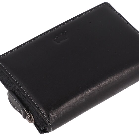 Braun Büffel Arezzo Estuche para tarjetas de crédito Protección RFID Piel 11.5 cm