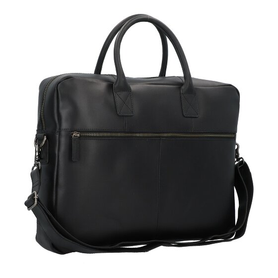 Burkely Maletín Vintage Max Piel 44 cm Compartimento para portátil