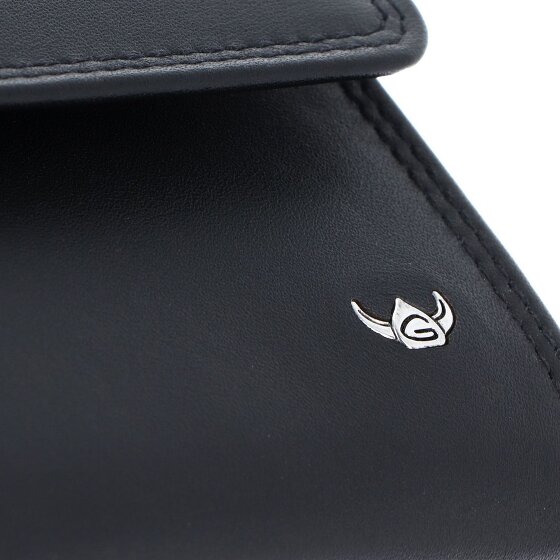 Golden Head Polo Carnet de identidad Bloqueo RFID Piel natural 19.5 cm