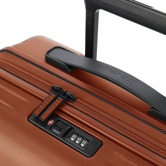 Travelite Dynamiic 4 ruedas Carrito L 76 cm con pliegue de expansión