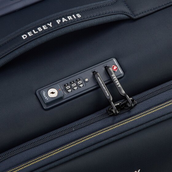 Delsey Paris Brochant 3 4 ruedas Carro de la cabina 55 cm con pliegue de expansión