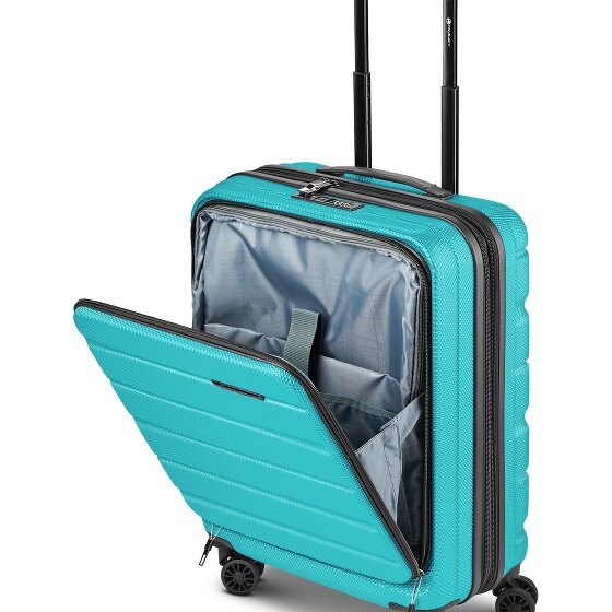 Franky Munich 4.0 4 ruedas Maletas de cabina 55 cm Compartimento para el portátil Con asa expansible