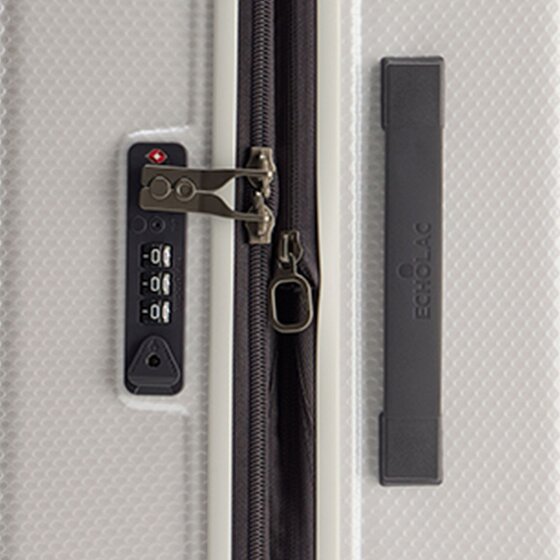 Echolac Logic Pro 4 ruedas Juego de maletas 3 piezas con pliegue de expansión