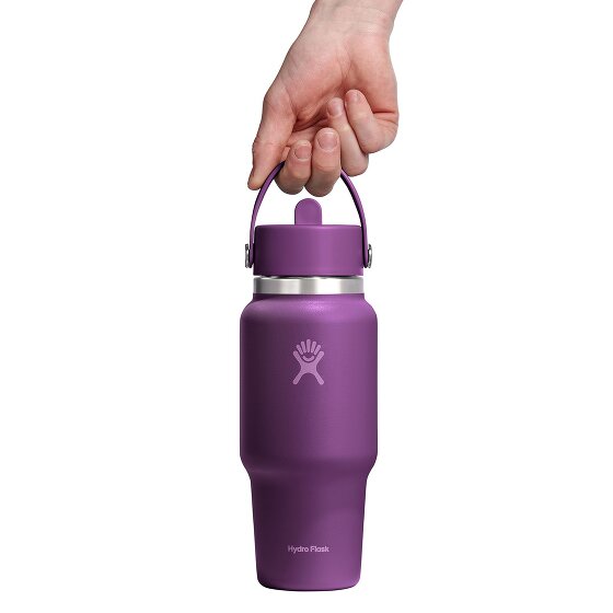 Hydro Flask Hydration Travel Bottle Flex Straw Cap Botella para beber 710 ml