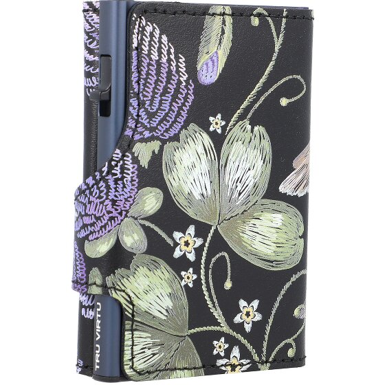 Tru Virtu Funda para tarjetas de crédito Click & Slide RFID Piel 6,5 cm