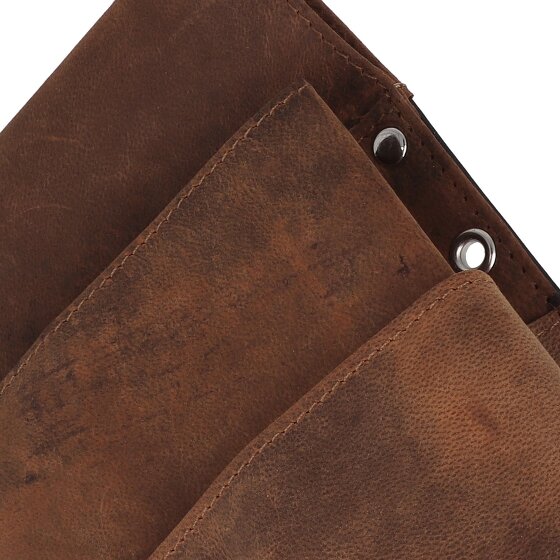 Alassio Cartera de camarero riñonera de cuero 10 cm