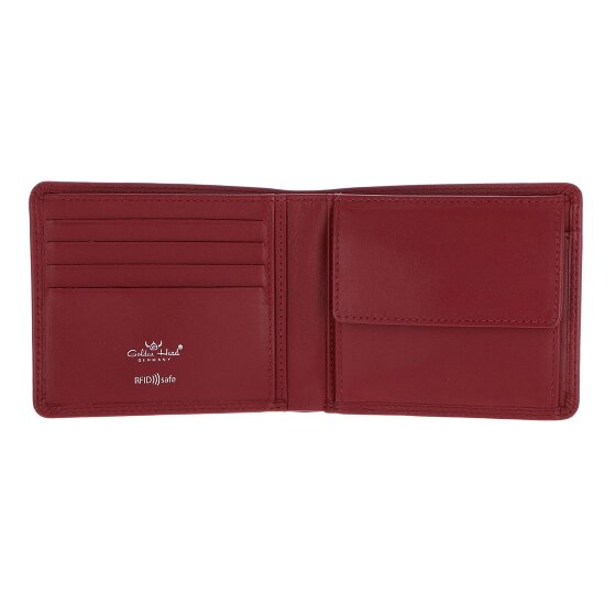 Golden Head Polo Billetera de cuero RFID 11 cm