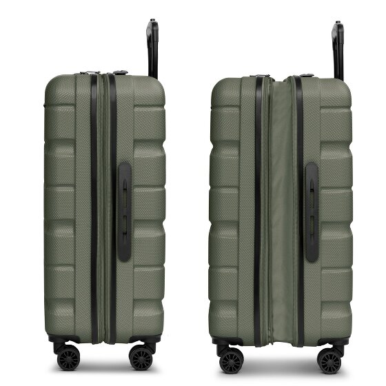 Franky Munich 4.0 4 ruedas Carrito L 76 cm con pliegue de expansión