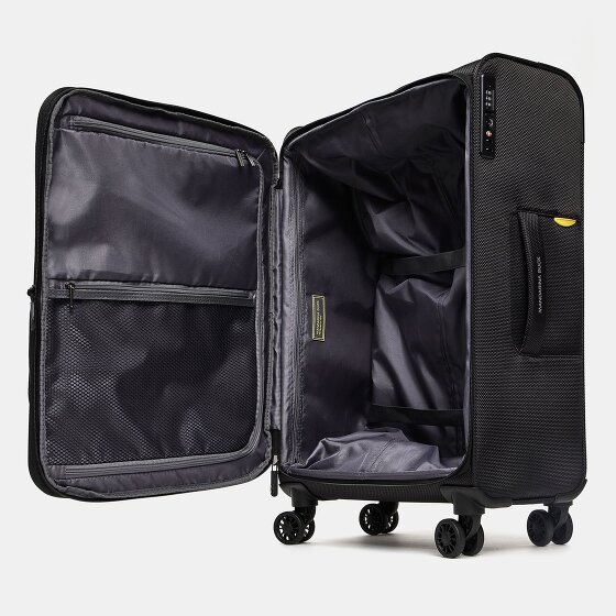 Mandarina Duck Zephyr 4 ruedas Carrito M 67 cm con pliegue de expansión