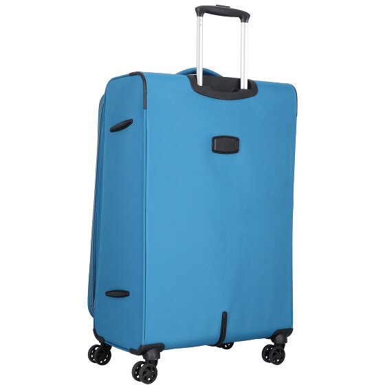 d&n Travel Line 9204 4 ruedas Carrito L 76 cm con pliegue de expansión