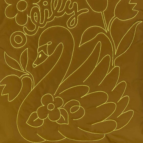 Oilily Quilted Flowers Skylari Bolsa de compras 34 cm