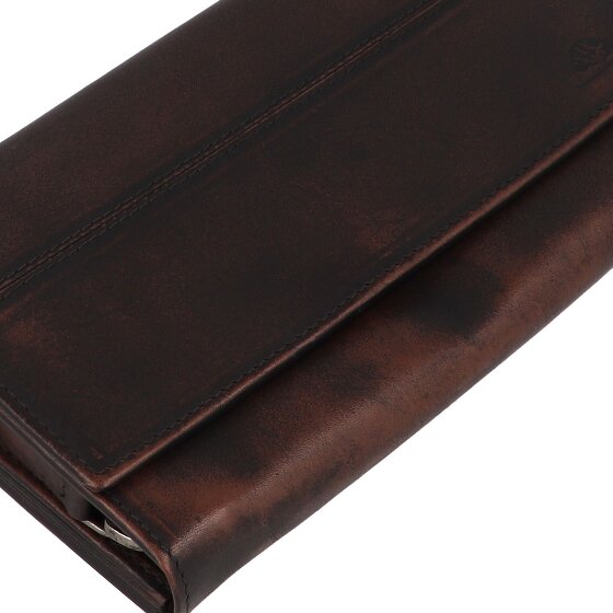 Greenburry Destressed Cartera Protección RFID Piel 13 cm