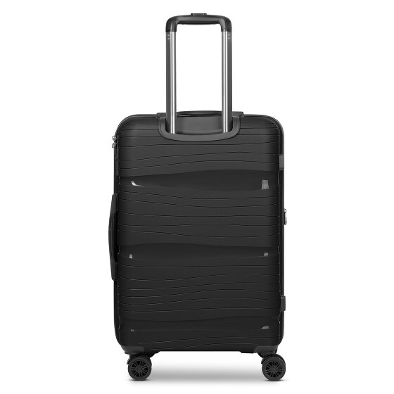 d&n Travel Line 4300-Plus 4 ruedas Carrito M 65 cm con pliegue de expansión