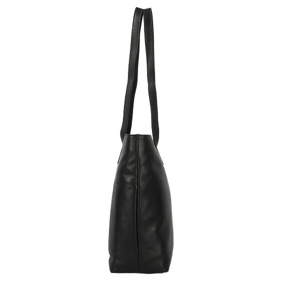 Greenburry Pure Black Bolsa de compras Piel 35 cm Compartimento para el portátil