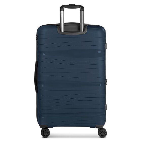 d&n Travel Line 4300-Plus 4 ruedas Carrito L 76 cm con pliegue de expansión