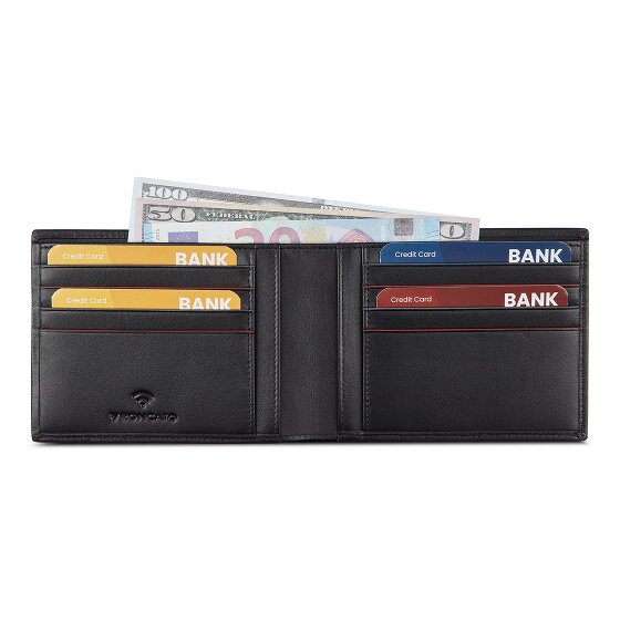 Roncato Detroit Cartera Protección RFID Piel 12.5 cm