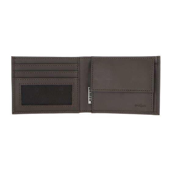 oxmox Leather Cartera Bloqueo RFID Piel natural 11 cm