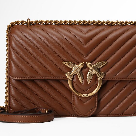 PINKO Love One Bolsa de hombro Piel 26.5 cm