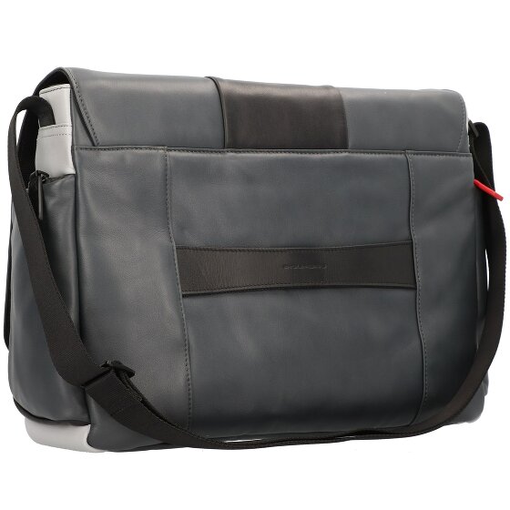 Piquadro Urban Messenger Piel 36 cm Compartimento para portátil