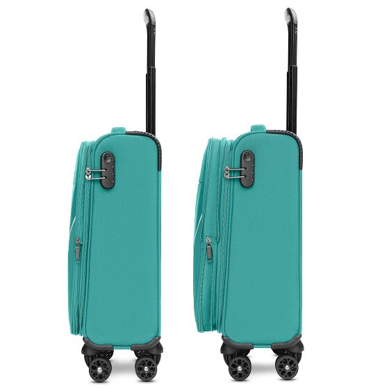 Stratic taska Trolley de cabina de 4 ruedas S 55 cm con pliegue extensible