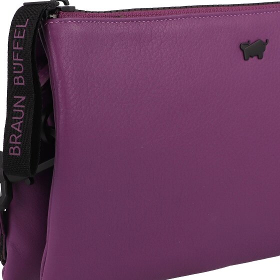 Braun Büffel Capri Bolsa de hombro Protección RFID Piel 23 cm